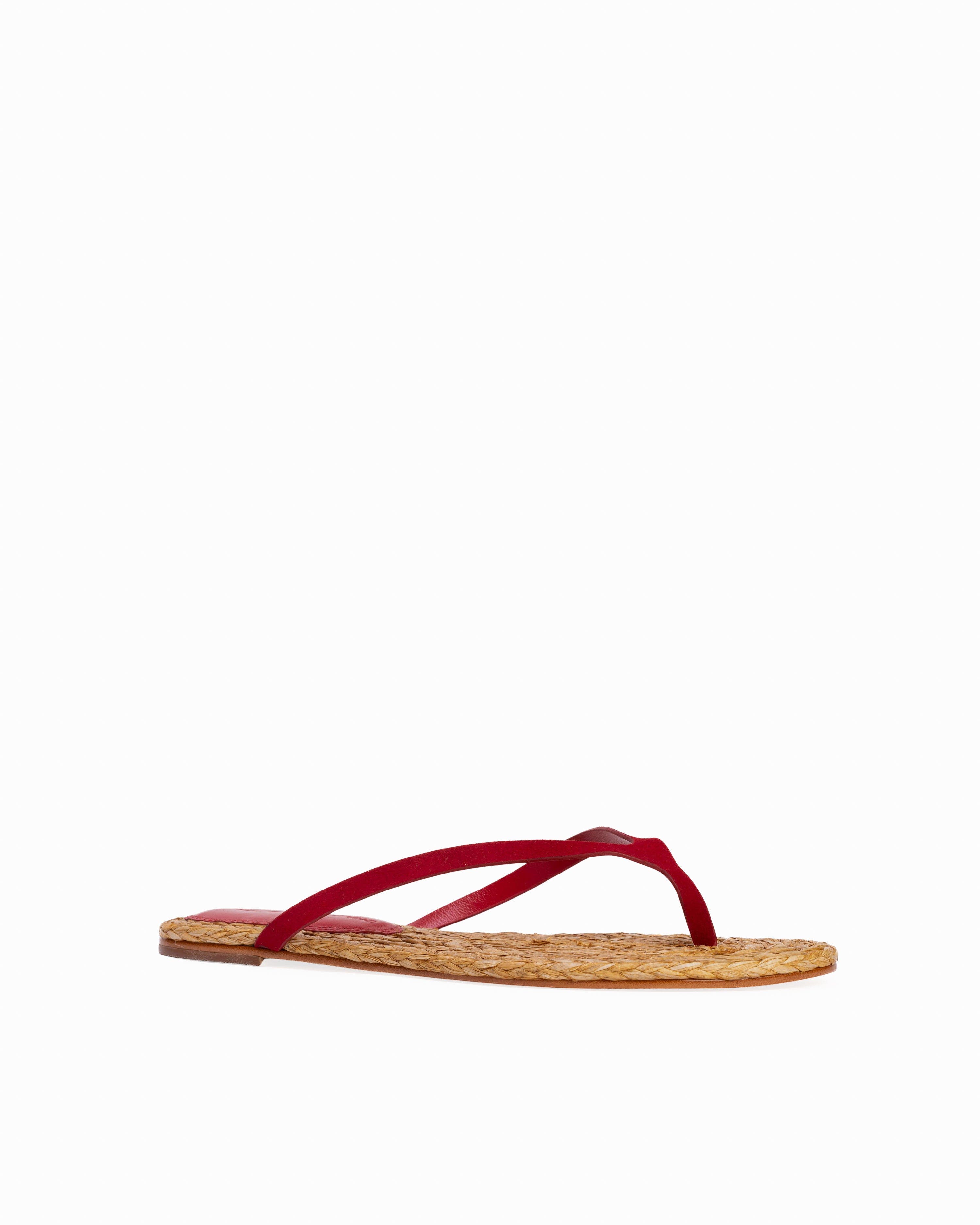 Alaya Suede Sandal, Alternate, color, Cherry Suede, PVC