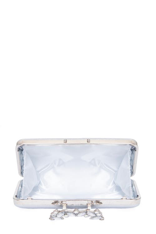 Lauren Lorraine Spring Clutch In Silver