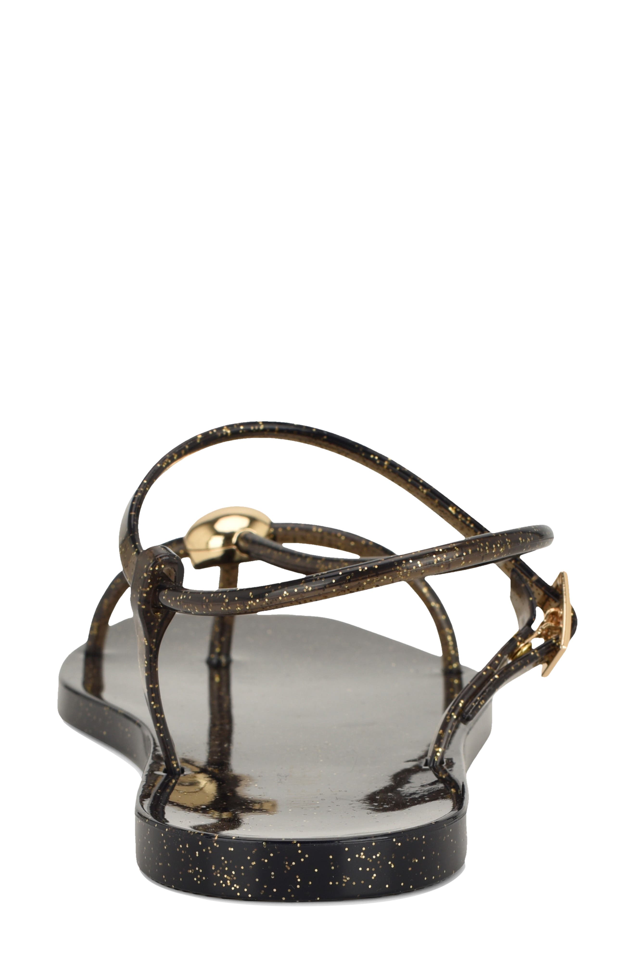 Nine West Shells Ankle Strap Jelly Sandal, Alternate, color, 