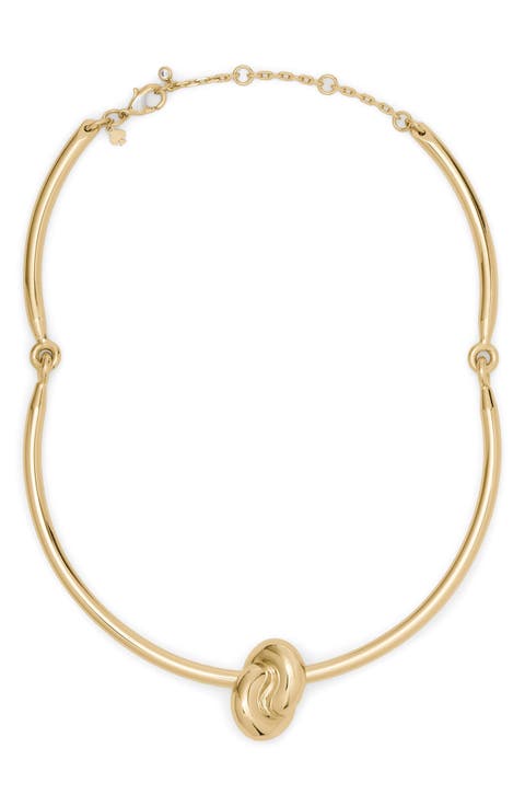 Knot Detail Collar Necklace