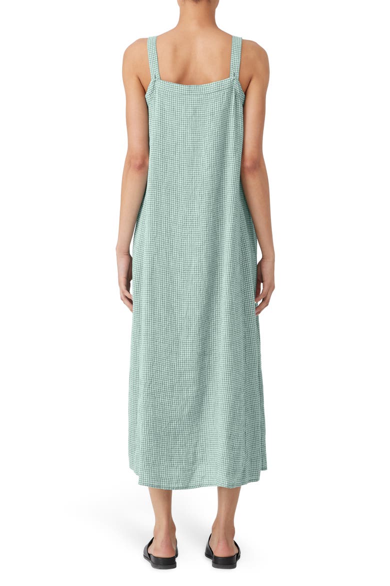 Square Neck Organic Linen Sundress, Alternate, color, AMALFI