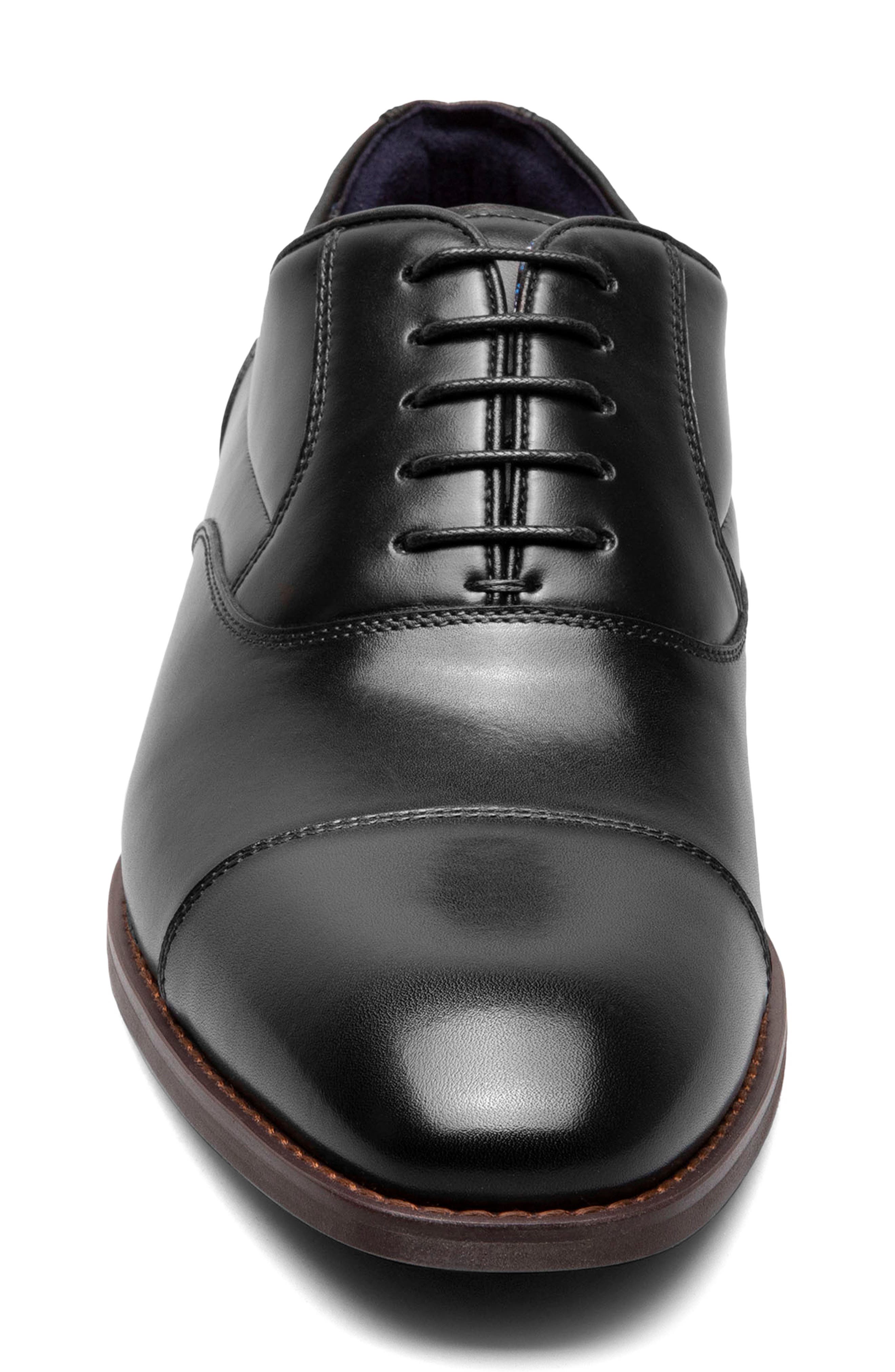 Stacy Adams Kallum Cap Toe Oxford, Alternate, color, Black