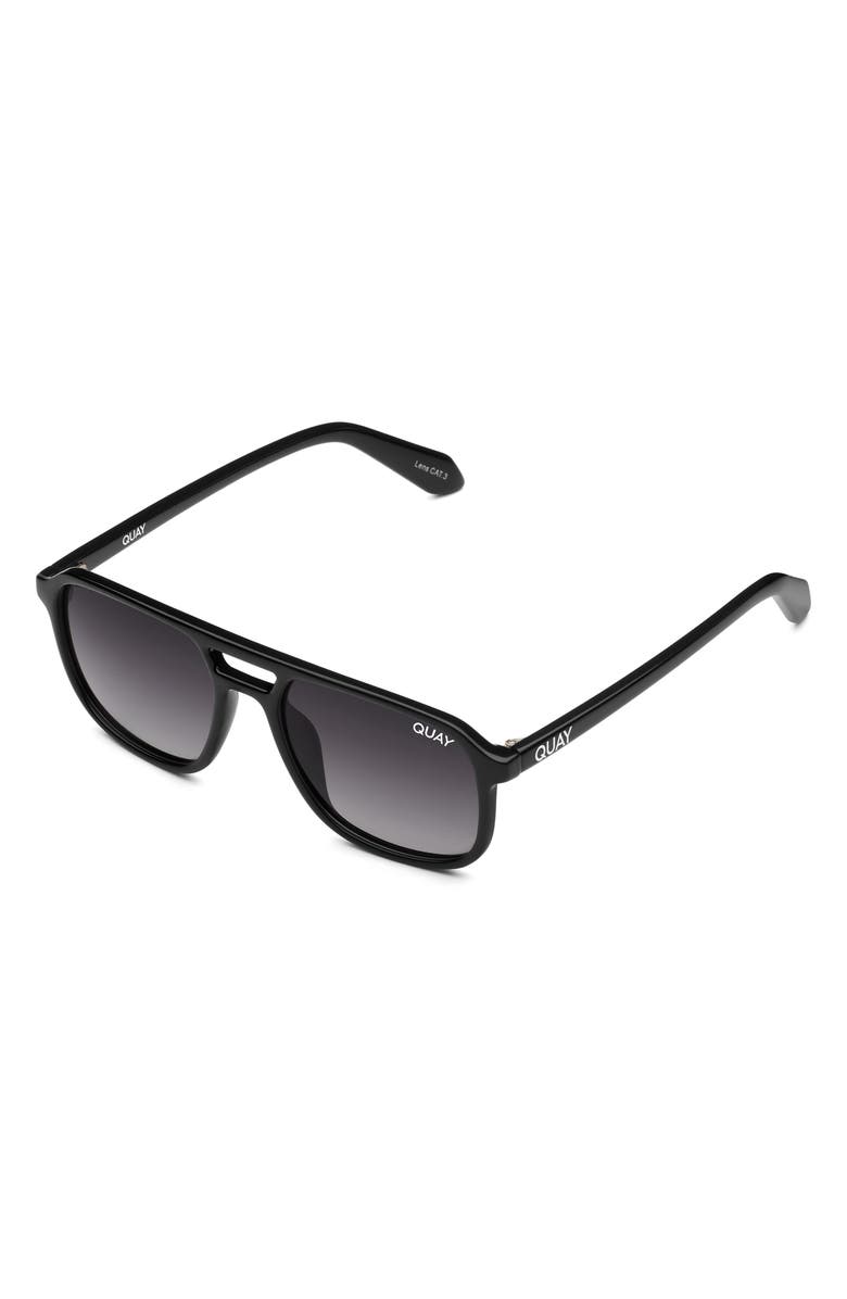 QUAY On the Fly Mini 53mm Polarized Aviator Sunglasses, Alternate, color, 