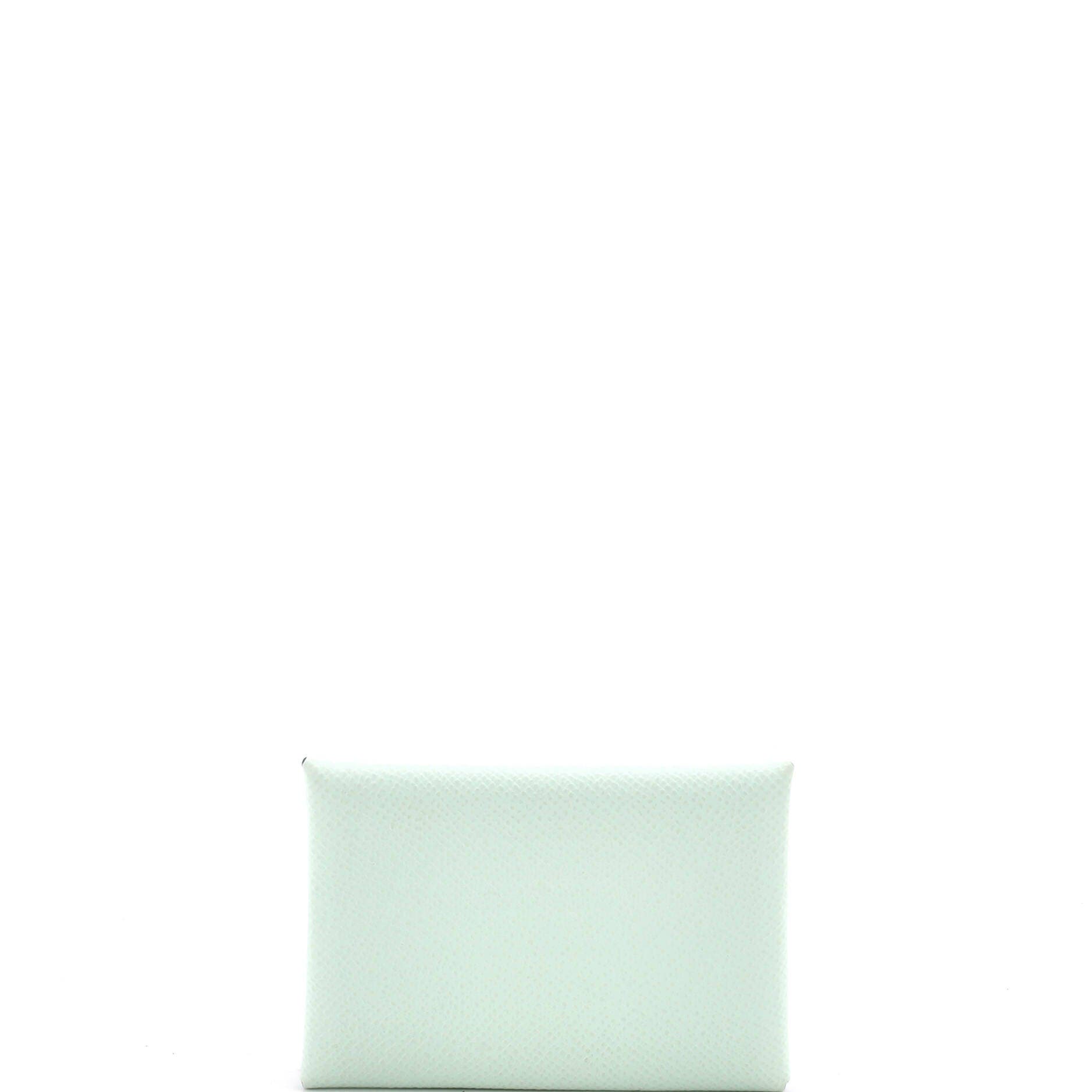 Calvi Duo Card Holder Epsom, Alternate, color, Green