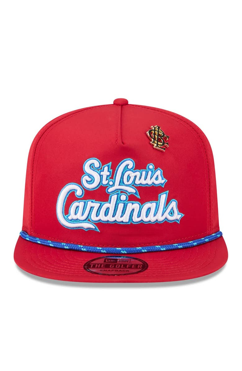New Era Men's New Era Red St. Louis Cardinals 2025 Big League Chew Golfer Snapback Hat, Alternate, color, Red