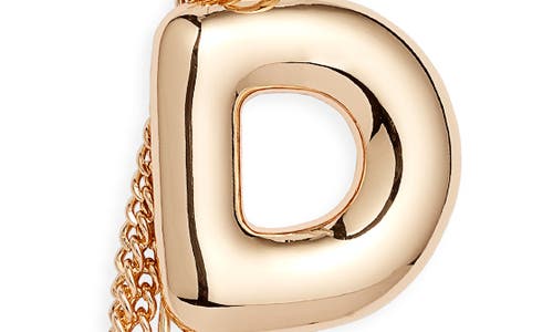 Chelsea28 Bubble Letter Bag Charm In Gold