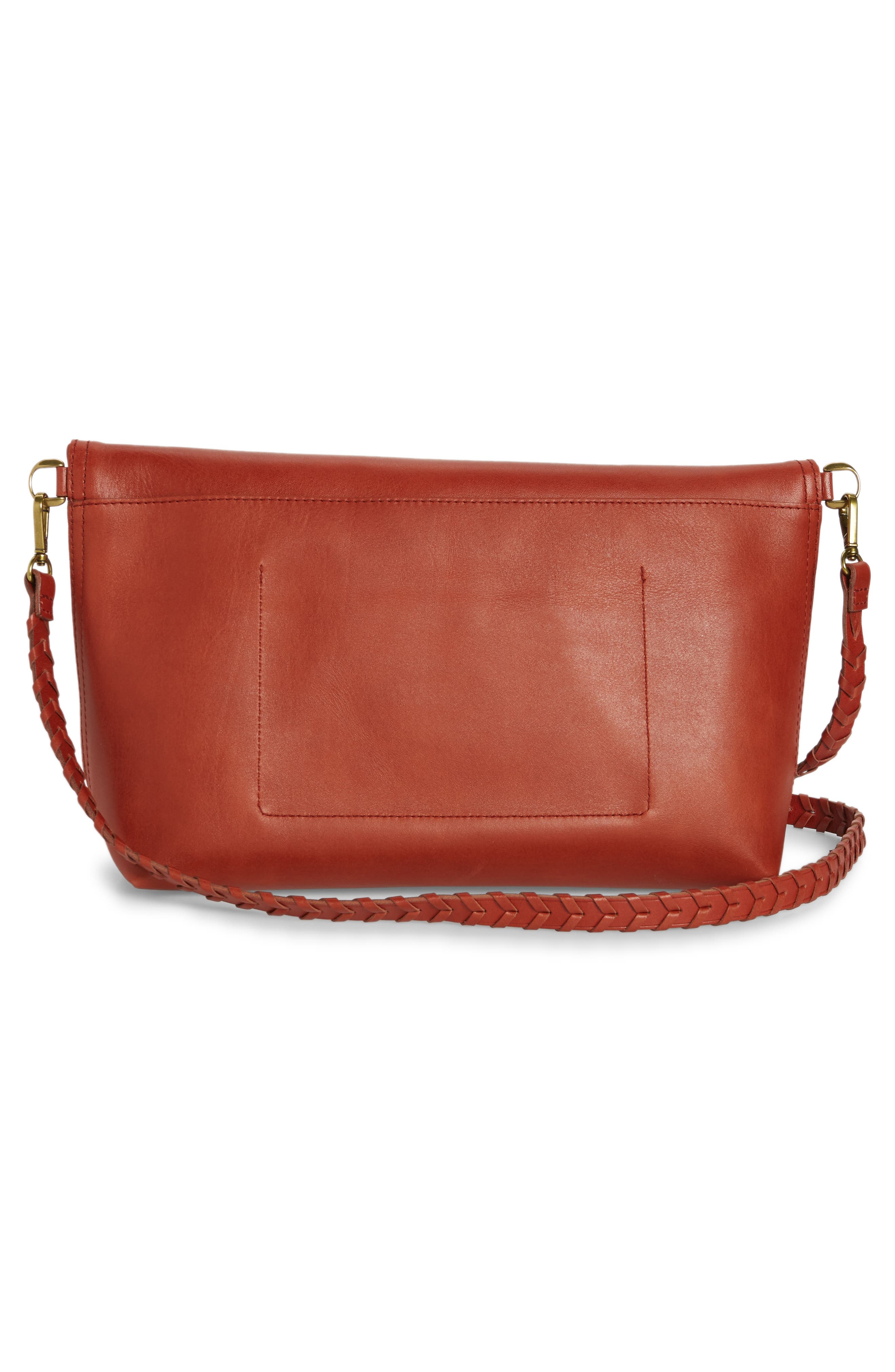 The Foldover Transport Tote: Whipstitched Edition, Alternate, color, FADED RUST