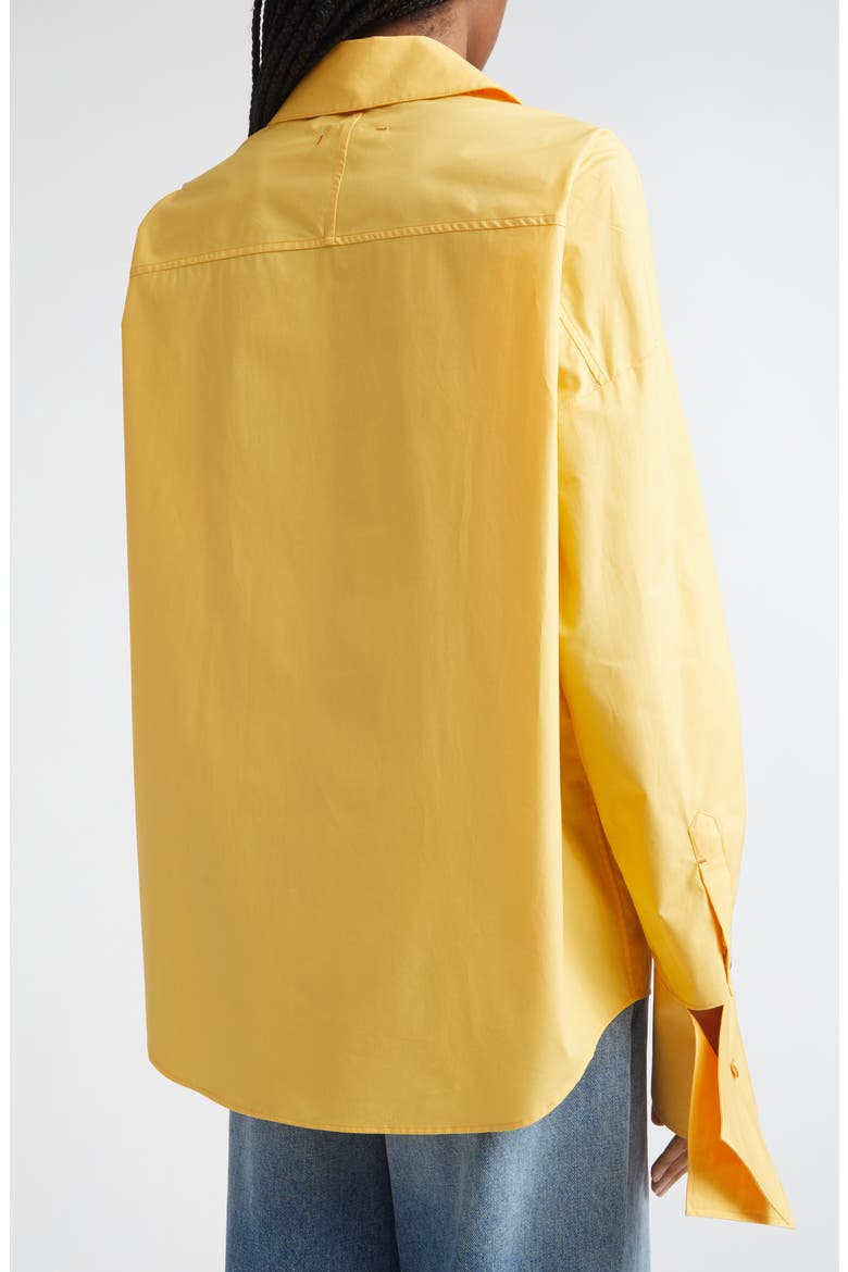 Wren Cotton Poplin Button-Up Shirt, Alternate, color, SOLE