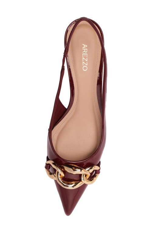 Arezzo Vanessa Pointed Toe Slingback Sandal