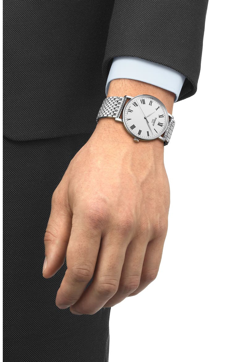 Chemin Des Tourelles Automatic Bracelet Watch, 32mm, Alternate, color, SILVER