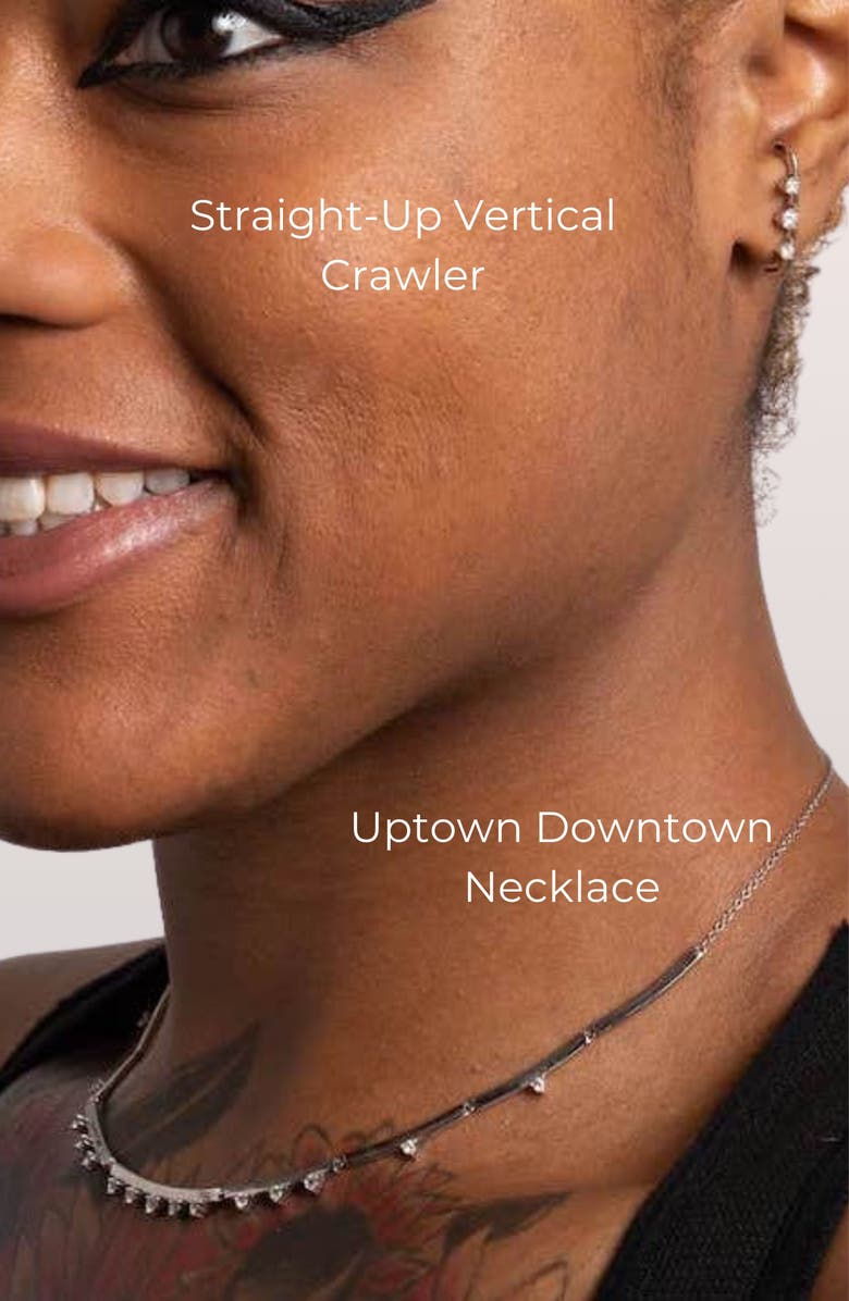Seed2Stone Uptown/Downtown Choker Necklace, Alternate, color, Silver