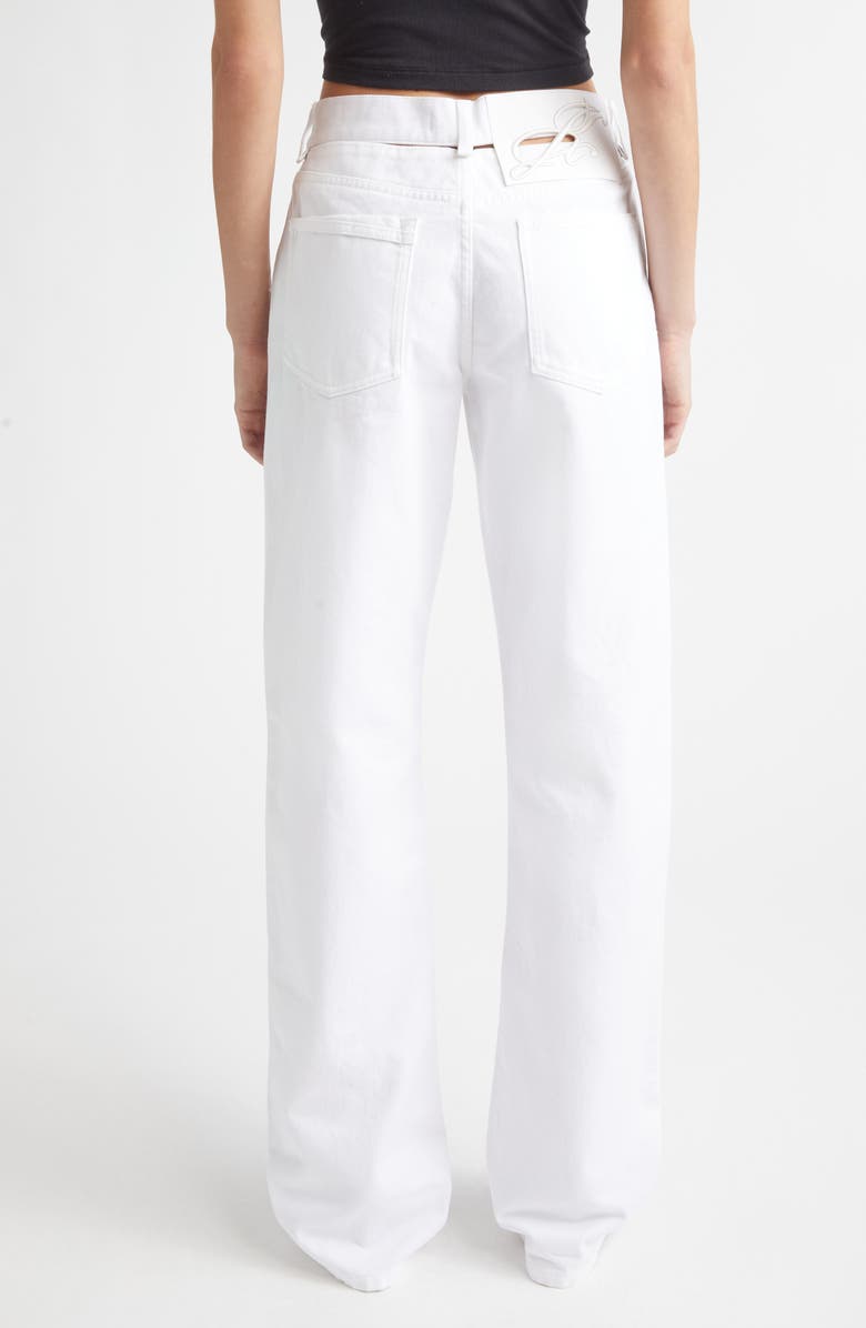 JULIE KEGELS Baggy Jeans, Alternate, color, White