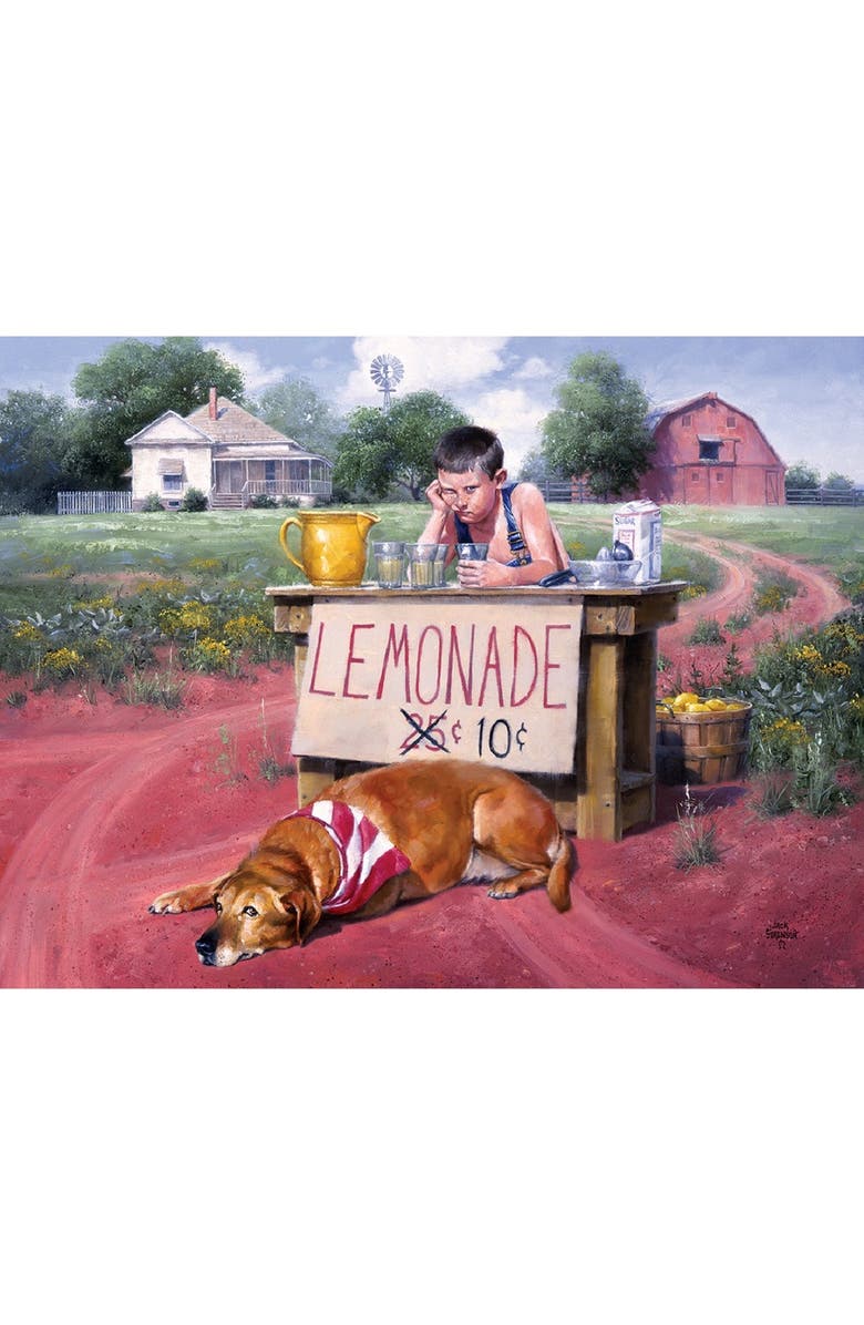 Sunsout Liquidation Sale Lemonade Stand 500 piece Jigsaw Puzzle for Adults, Alternate, color, Multicolor