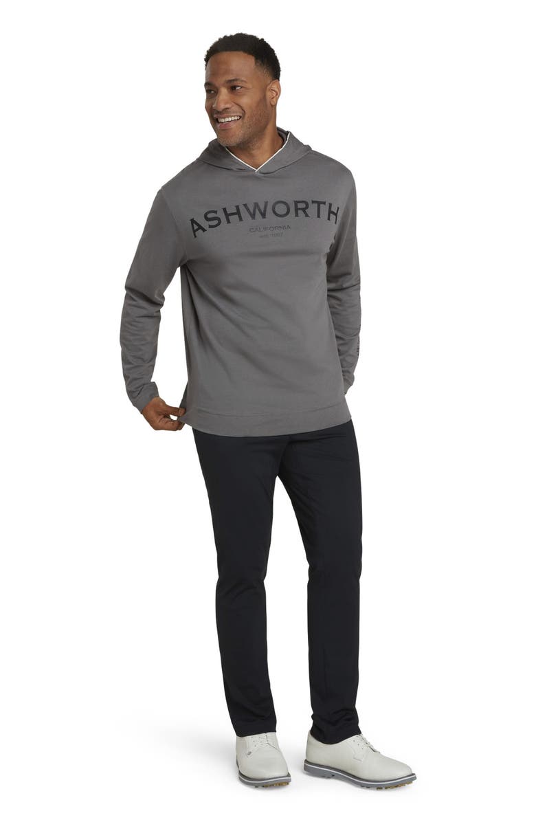ASHWORTH GOLF Heritage Ashworth Hoodie, Main, color, Grey