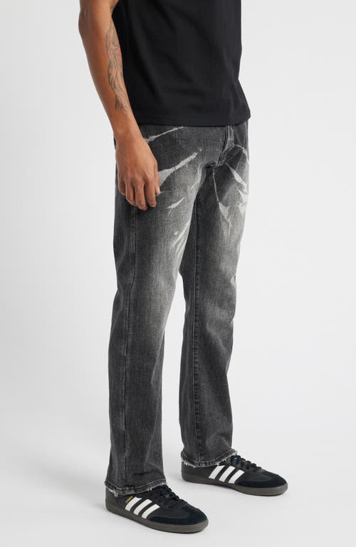 Billionaire Boys Club Bb Cosmos Heart Fit Distressed Jeans In Black