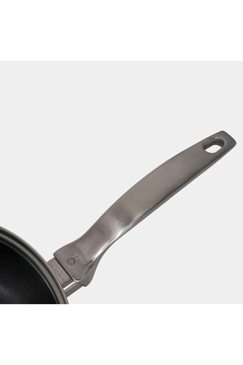 CHD Nonstick Saute Pan with Glass Lid, 4.1 qt, Alternate, color, Black