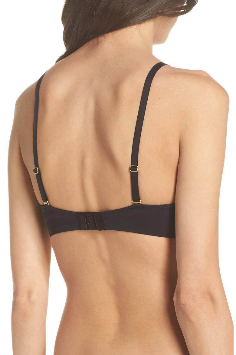 Sammie Convertible Wireless Bra, Alternate, color, TRUE BLACK