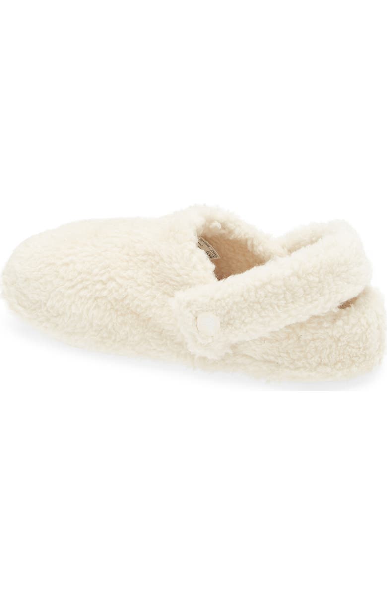 CROCS Classic Cozzzy Faux Fur Slipper Clog, Alternate, color, Stucco
