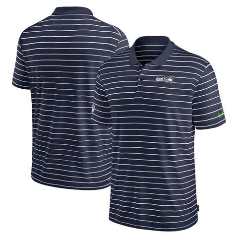 Men's Nike Navy Seattle Seahawks 2022 Sideline Lock Up Victory Performance Polo