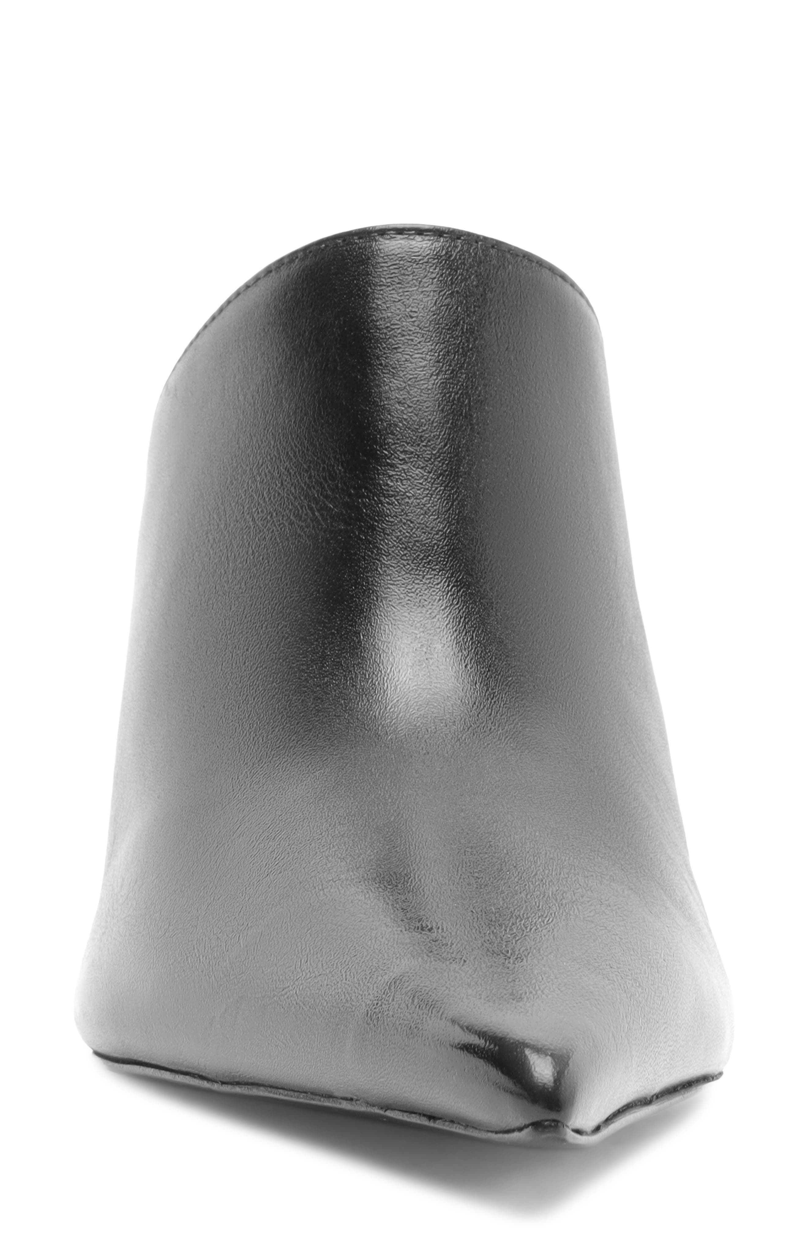 Lexi Pointed Toe Mule, Alternate, color, BLACK