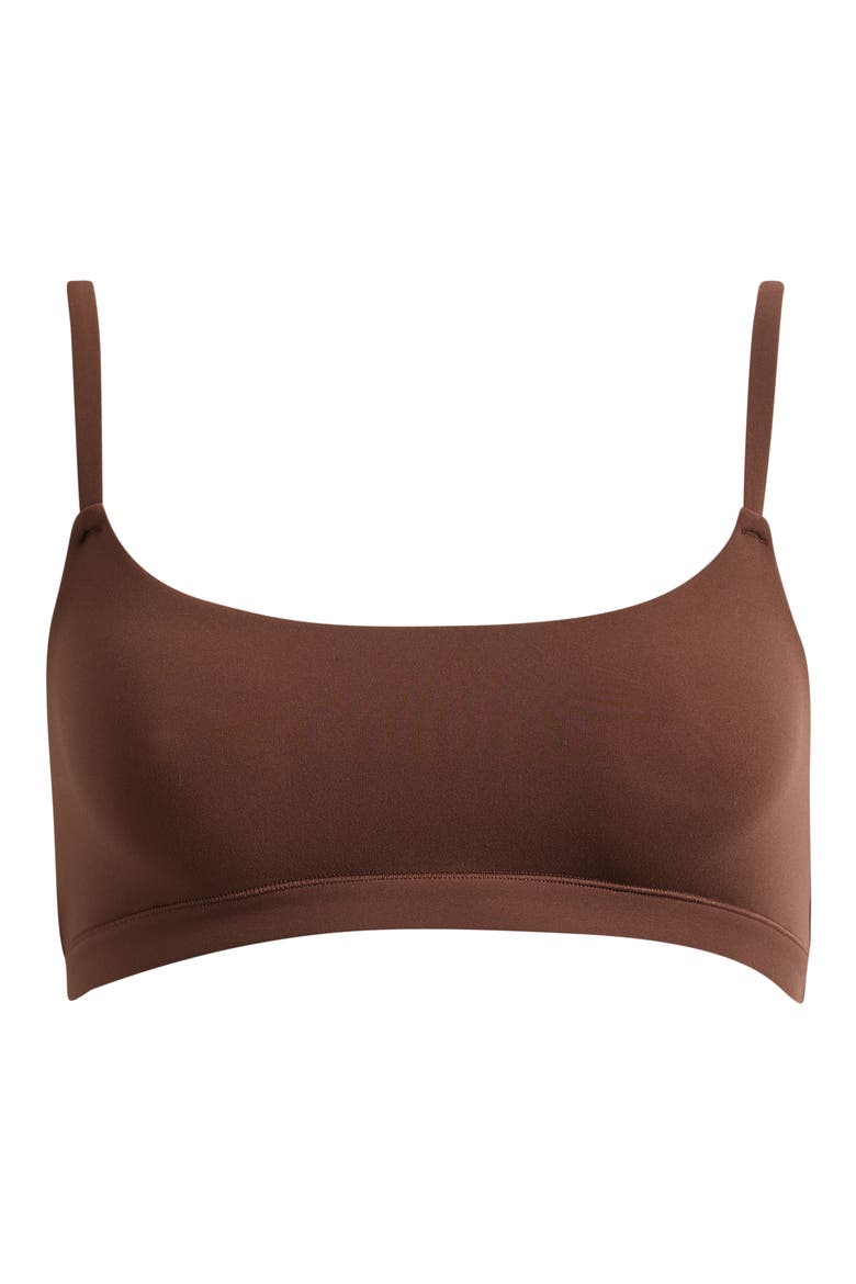 Fits Everybody Scoop Bralette, Main, color, COCOA