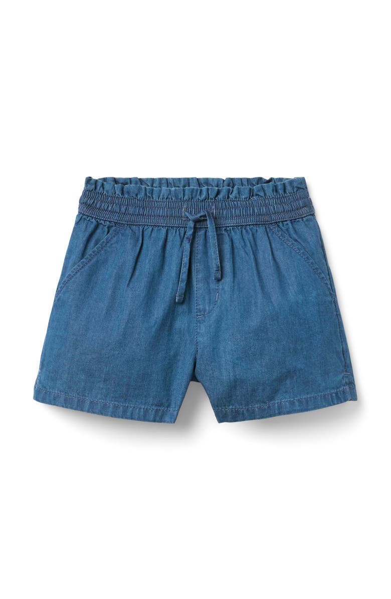 Janie and Jack Classic Chambray Short, Main, color, Blue