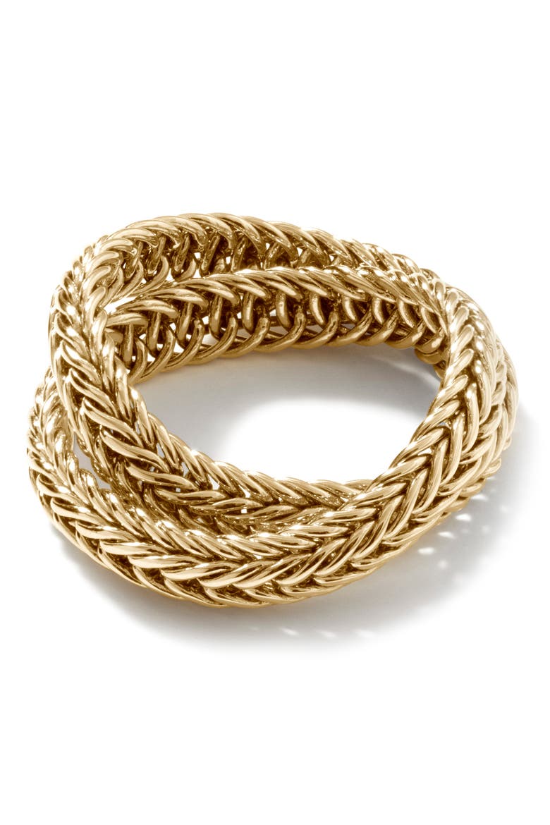 Icon Chevron Crossover Ring, 4.5MM, Alternate, color, GOLD