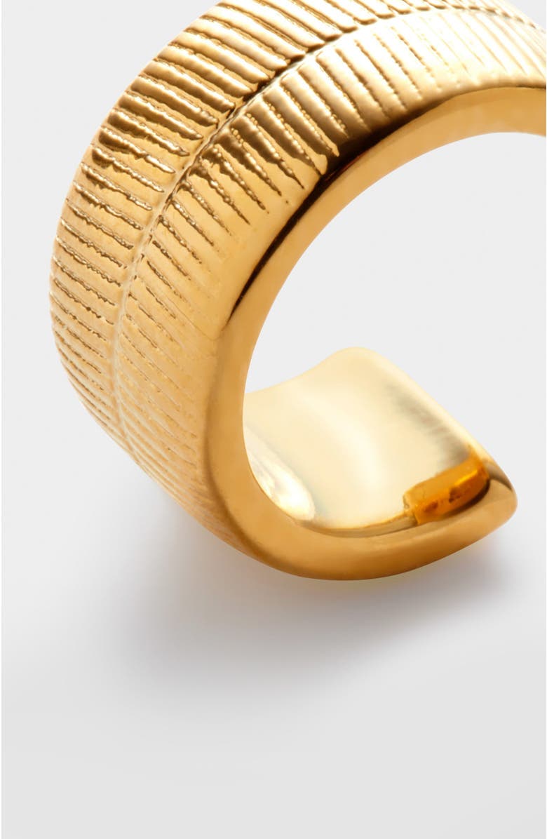 Katie Loxton Ciana Snake Huggie Hoop Earrings, Alternate, color,