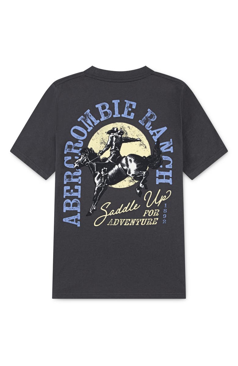 abercrombie kids Kids' Giddyup Graphic T-Shirt, Alternate, color, Phantom