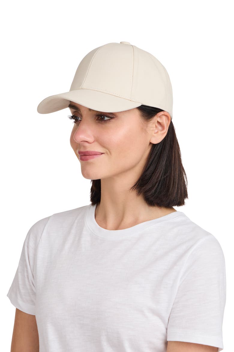 Cotton Twill Baseball Cap, Alternate, color, NATURAL