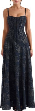HOUSE OF CB Esme Fil Coupé Gown