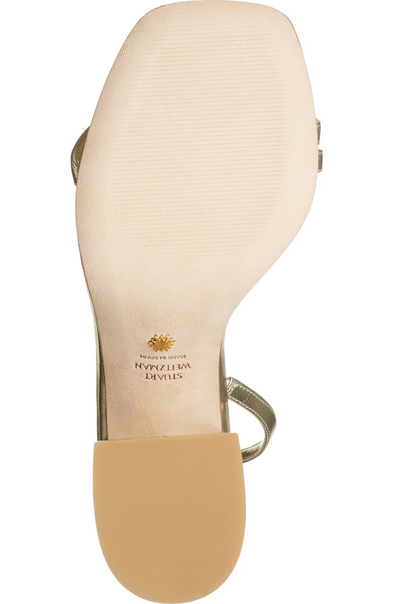 Stuart Weitzman Soiree 85 Block Sandal, Alternate, color,
