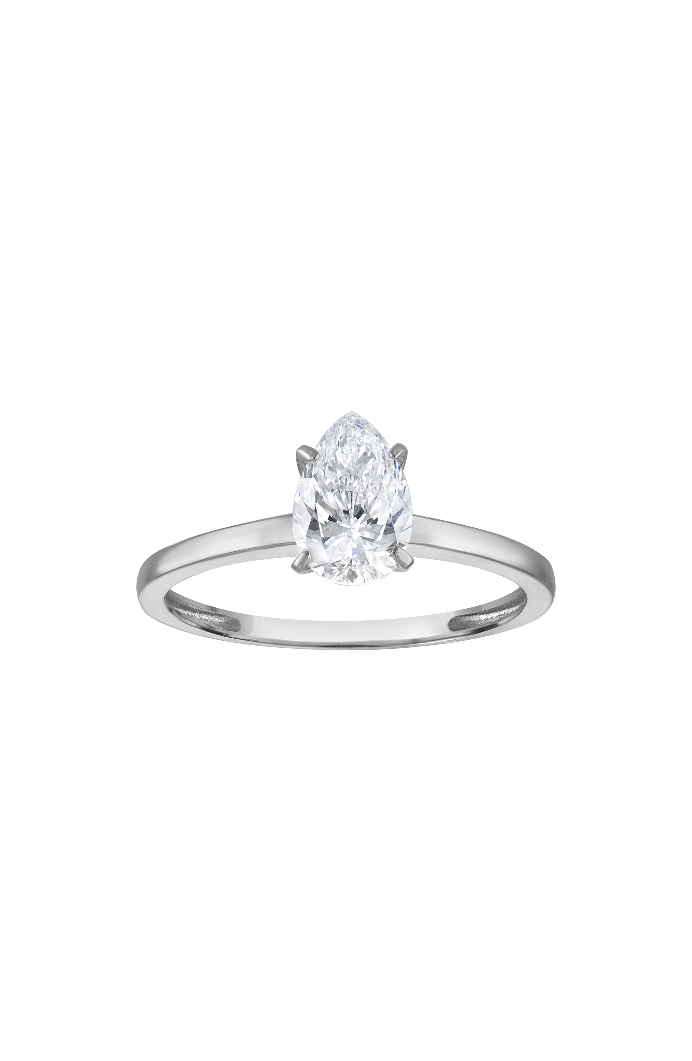 FZN 14K Gold Lab Grown Diamond Solitaire Ring