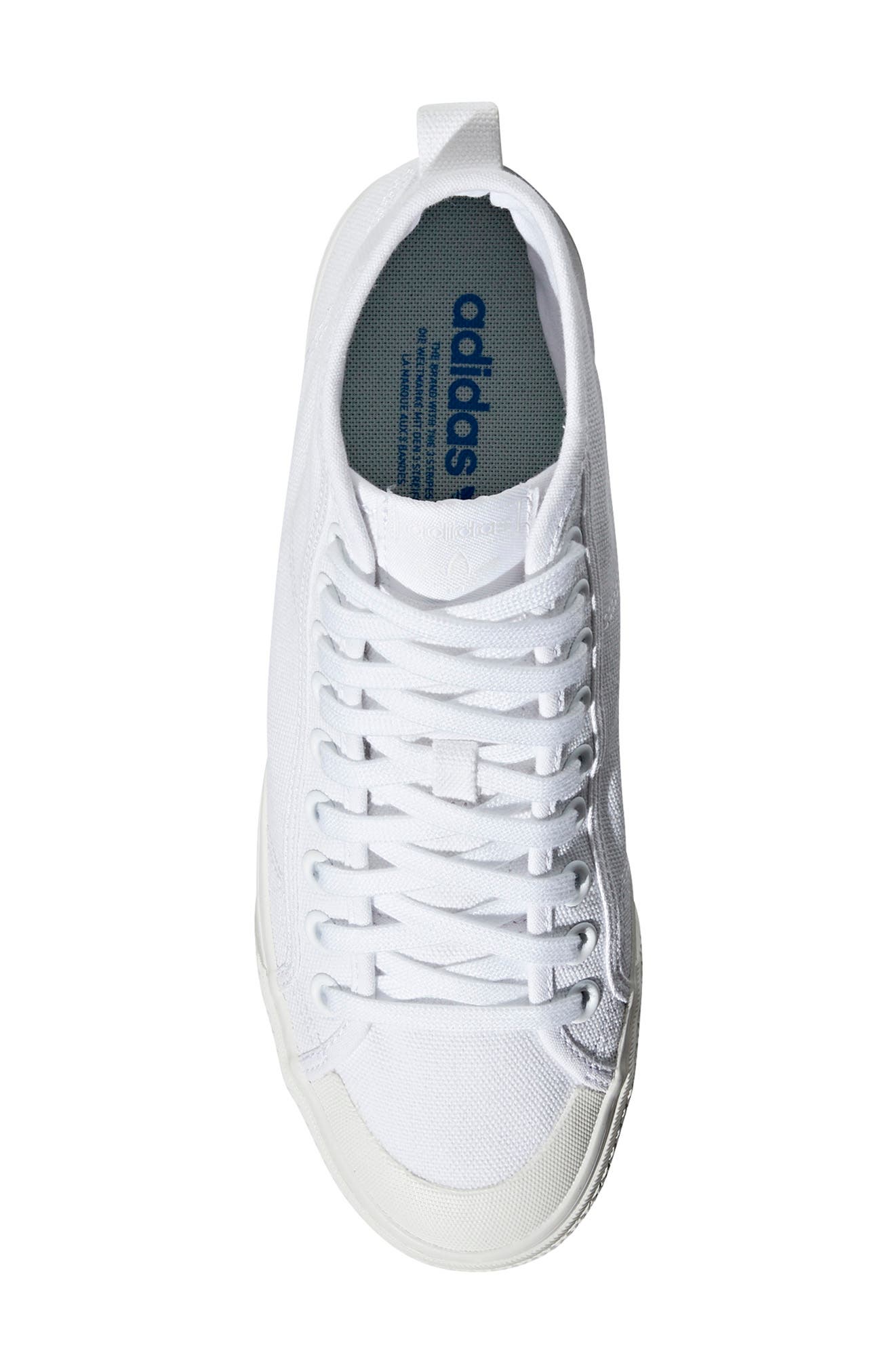 adidas Nizza Canvas High Top Sneaker, Alternate, color, 