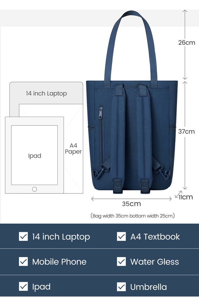 MaH Siro Totepack, Alternate, color, Dark Blue