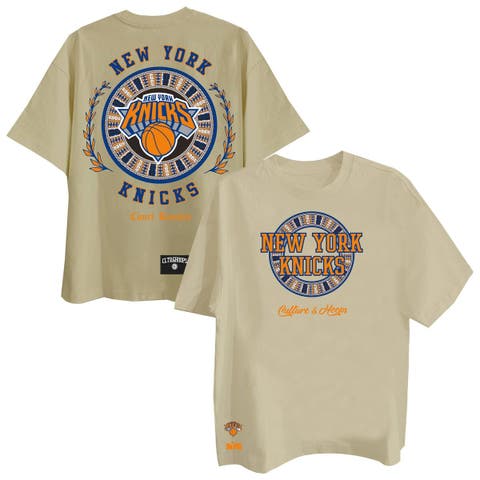 Men's Two Hype Khaki New York Knicks Worldwide Collection Premium T-Shirt