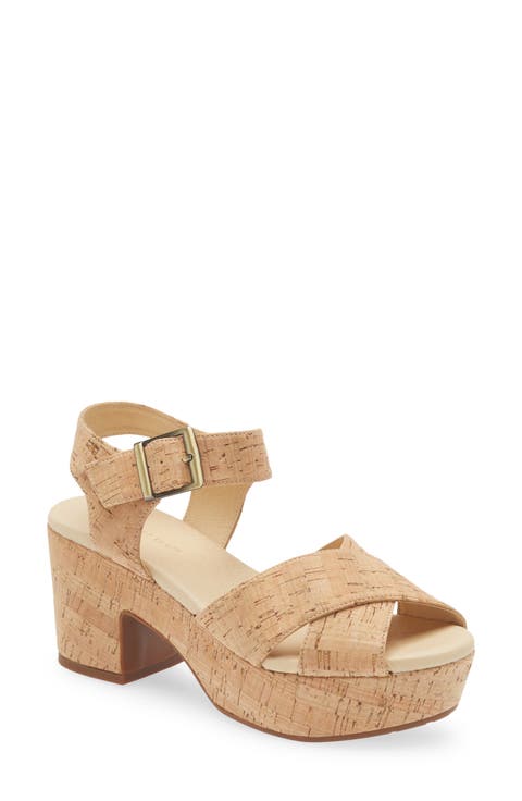 Cork Platform Sandal (Women)