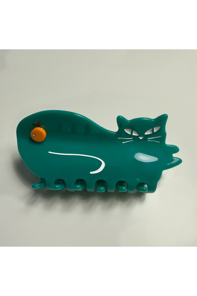 Cat Hair Claw, Alternate, color, Orange Green