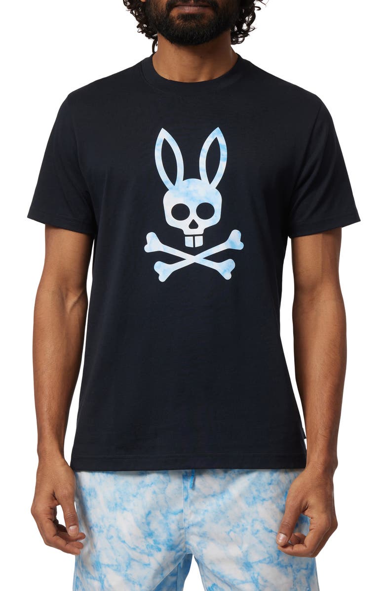 Psycho Bunny Hemstead Logo Graphic T-Shirt, Main, color, 