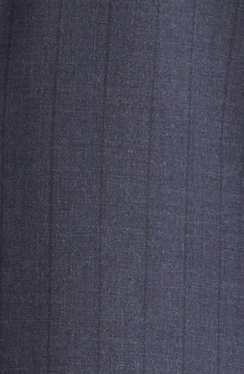 Boglioli B-Line Pinstripe Virgin Wool Suit, Alternate, color, Navy