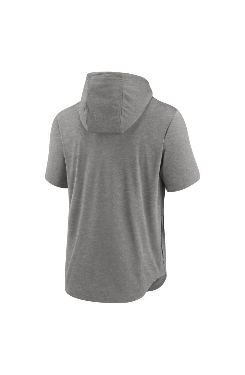 Nike Men's Nike Gray Boston Red Sox City Connect Performance Short Sleeve Pullover Hoodie, Alternate, color, 