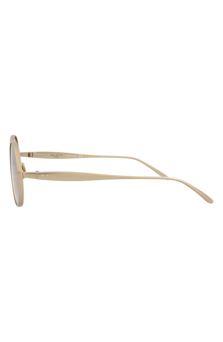 Alaïa 57mm Round Sunglasses, Alternate, color,