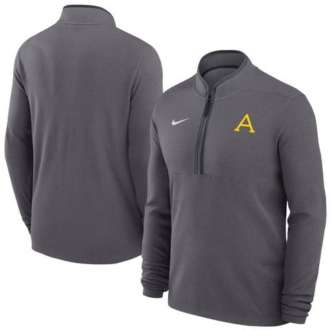 Men's Nike Gray Army Black Knights 2026 West Point Classic Collection Victory Quarter-Zip Pullover