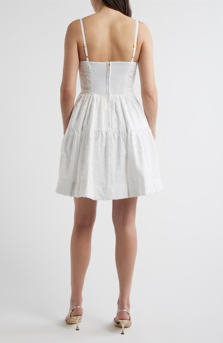 Lilly Pulitzer<sup>®</sup> Bennet Butterfly Appliqué Minidress, Alternate, color, Resort White Monarch