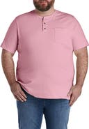 Harbor Bay by DXL Big & Tall Slub Henley Shirt