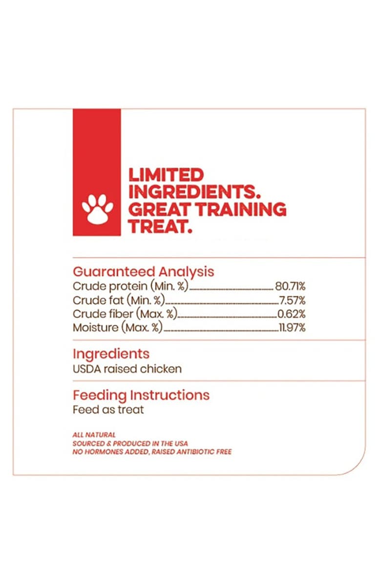Scout & Zoe's Chicken Breast Jerky, 4oz Dog & Cat Treats, Dehydrated Pet Chew, Alternate, color, Multicolored