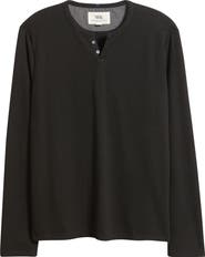 W.R.K Lucerine White Waffle Cotton & Modal Henley