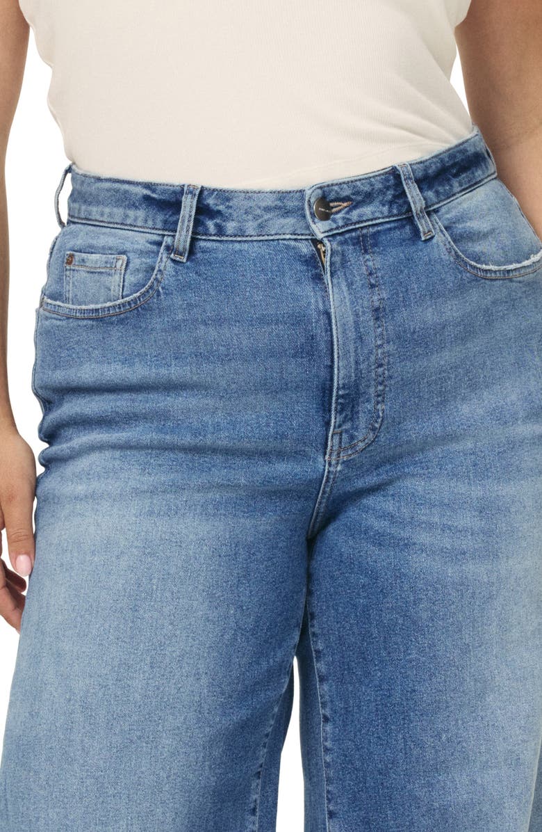 WARP+WEFT NCE High Waist Wide Leg Jeans, Alternate, color, 