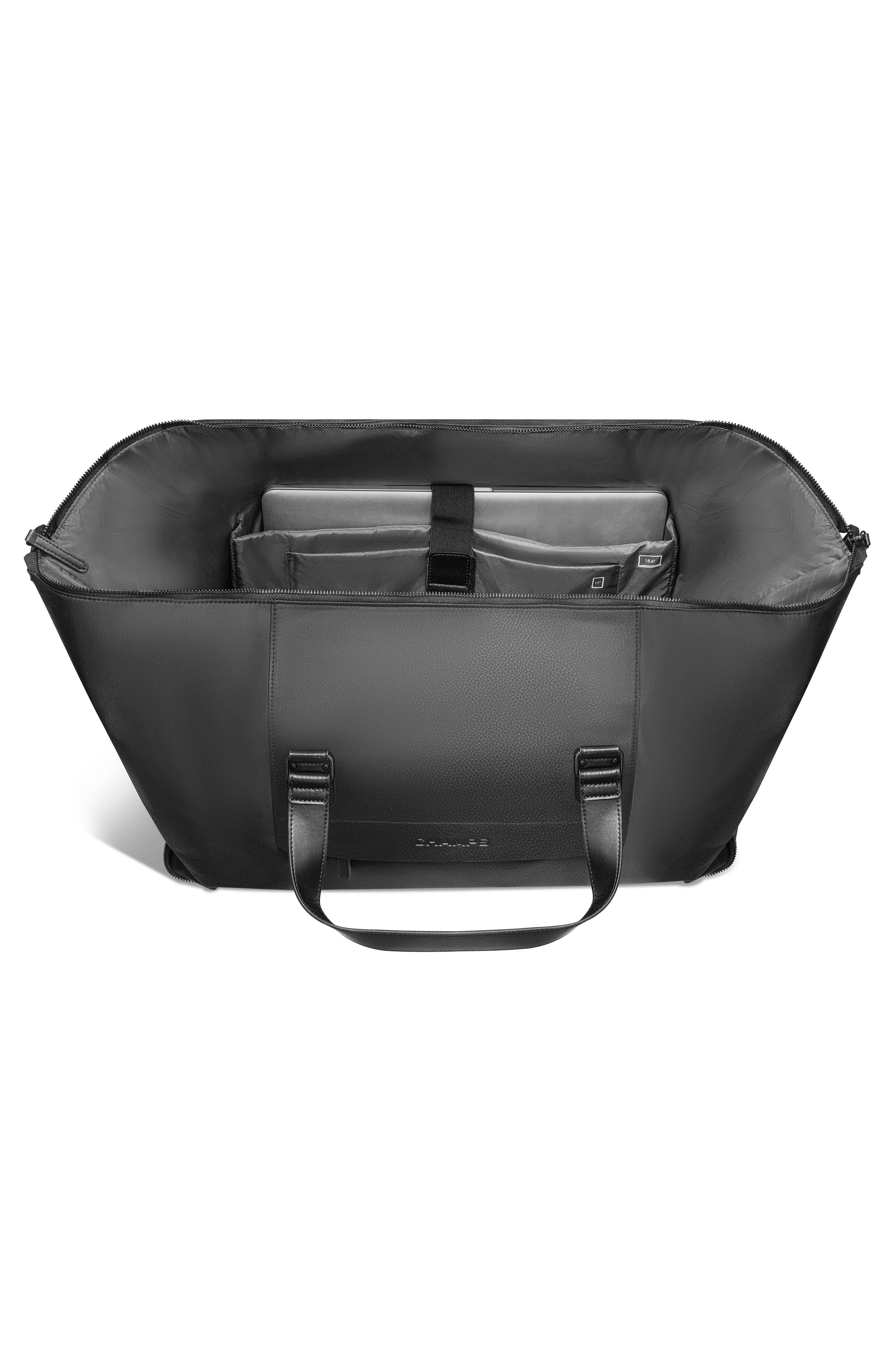 CHAMPS Waterproof Nylon Duffle Bag, Alternate, color, Black