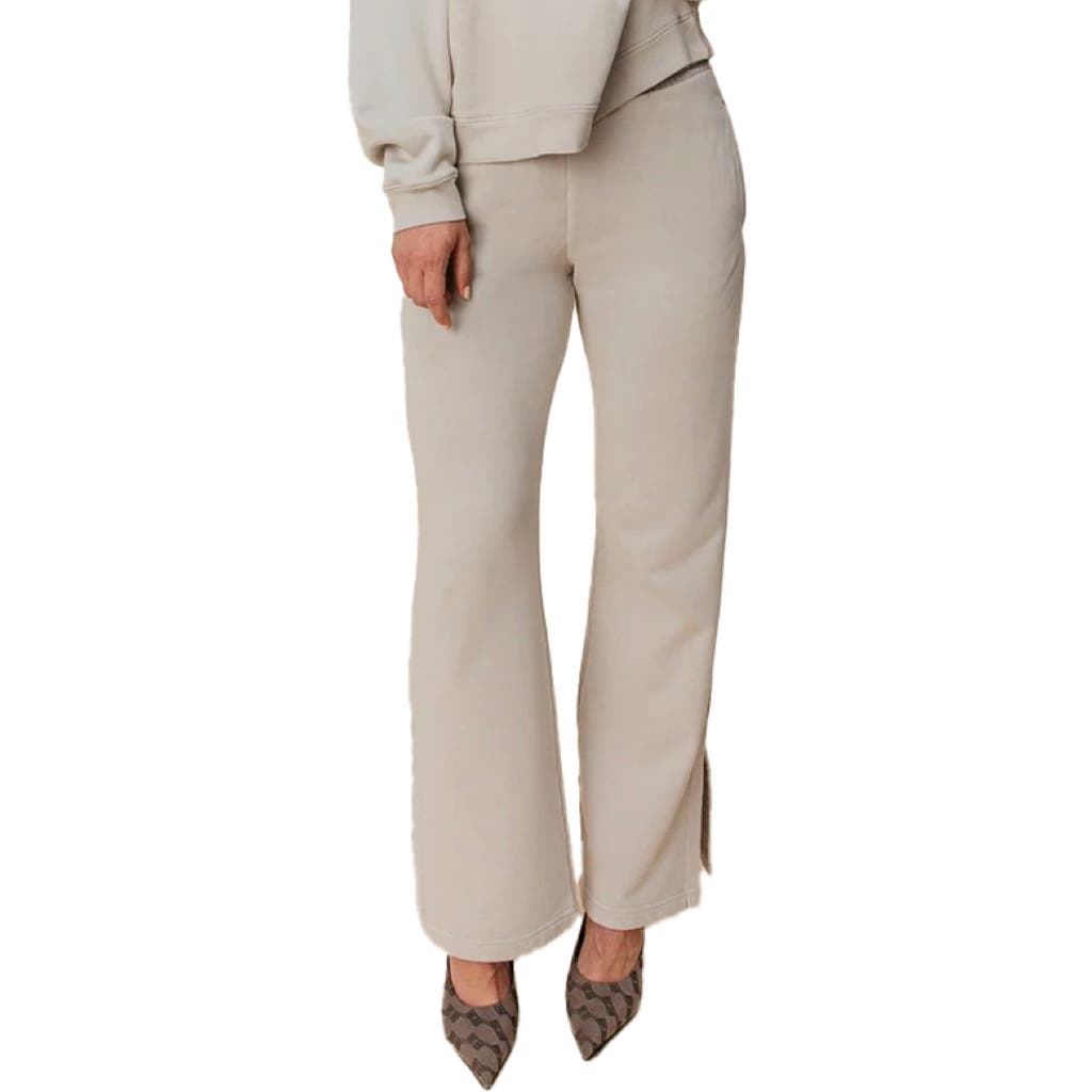 Ocio Organic Cotton Teddy Flare Pant In Neutral